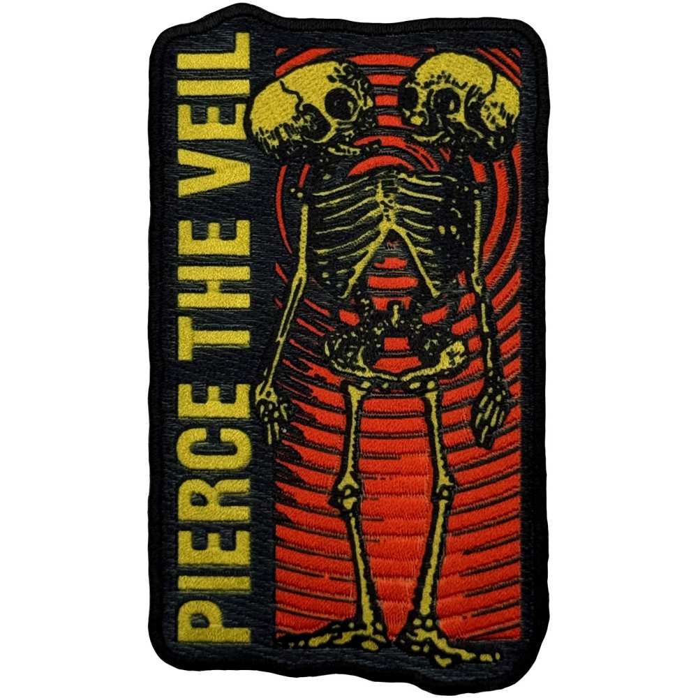 Pierce The Veil - Wavy Skeleton Patch - Multicolours